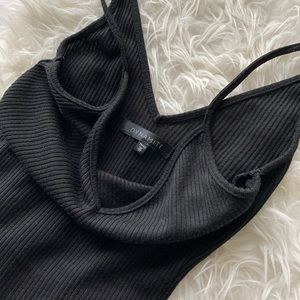 Dynamite black bodycon dress